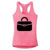 Multi-Color Sublimatable Ladies PosiCharge Electric Heather Racerback Tank Thumbnail