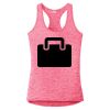 Multi-Color Sublimatable Ladies PosiCharge Electric Heather Racerback Tank Thumbnail