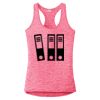 Multi-Color Sublimatable Ladies PosiCharge Electric Heather Racerback Tank Thumbnail