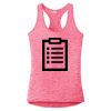 Multi-Color Sublimatable Ladies PosiCharge Electric Heather Racerback Tank Thumbnail