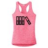 Multi-Color Sublimatable Ladies PosiCharge Electric Heather Racerback Tank Thumbnail