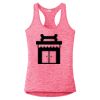 Multi-Color Sublimatable Ladies PosiCharge Electric Heather Racerback Tank Thumbnail
