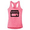 Multi-Color Sublimatable Ladies PosiCharge Electric Heather Racerback Tank Thumbnail