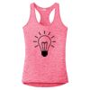 Multi-Color Sublimatable Ladies PosiCharge Electric Heather Racerback Tank Thumbnail