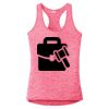 Multi-Color Sublimatable Ladies PosiCharge Electric Heather Racerback Tank Thumbnail