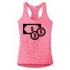 Multi-Color Sublimatable Ladies PosiCharge Electric Heather Racerback Tank Thumbnail