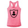 Multi-Color Sublimatable Ladies PosiCharge Electric Heather Racerback Tank Thumbnail