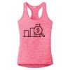 Multi-Color Sublimatable Ladies PosiCharge Electric Heather Racerback Tank Thumbnail