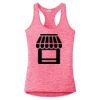 Multi-Color Sublimatable Ladies PosiCharge Electric Heather Racerback Tank Thumbnail