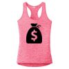 Multi-Color Sublimatable Ladies PosiCharge Electric Heather Racerback Tank Thumbnail