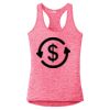 Multi-Color Sublimatable Ladies PosiCharge Electric Heather Racerback Tank Thumbnail