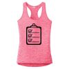 Multi-Color Sublimatable Ladies PosiCharge Electric Heather Racerback Tank Thumbnail