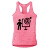 Multi-Color Sublimatable Ladies PosiCharge Electric Heather Racerback Tank Thumbnail