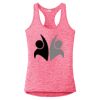 Multi-Color Sublimatable Ladies PosiCharge Electric Heather Racerback Tank Thumbnail