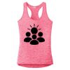Multi-Color Sublimatable Ladies PosiCharge Electric Heather Racerback Tank Thumbnail