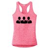 Multi-Color Sublimatable Ladies PosiCharge Electric Heather Racerback Tank Thumbnail