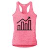 Multi-Color Sublimatable Ladies PosiCharge Electric Heather Racerback Tank Thumbnail
