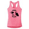 Multi-Color Sublimatable Ladies PosiCharge Electric Heather Racerback Tank Thumbnail