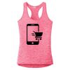 Multi-Color Sublimatable Ladies PosiCharge Electric Heather Racerback Tank Thumbnail