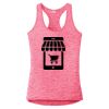 Multi-Color Sublimatable Ladies PosiCharge Electric Heather Racerback Tank Thumbnail
