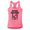 Multi-Color Sublimatable Ladies PosiCharge Electric Heather Racerback Tank Thumbnail