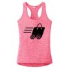Multi-Color Sublimatable Ladies PosiCharge Electric Heather Racerback Tank Thumbnail