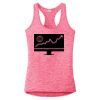 Multi-Color Sublimatable Ladies PosiCharge Electric Heather Racerback Tank Thumbnail