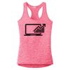 Multi-Color Sublimatable Ladies PosiCharge Electric Heather Racerback Tank Thumbnail