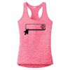 Multi-Color Sublimatable Ladies PosiCharge Electric Heather Racerback Tank Thumbnail