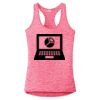 Multi-Color Sublimatable Ladies PosiCharge Electric Heather Racerback Tank Thumbnail