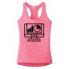 Multi-Color Sublimatable Ladies PosiCharge Electric Heather Racerback Tank Thumbnail