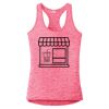 Multi-Color Sublimatable Ladies PosiCharge Electric Heather Racerback Tank Thumbnail