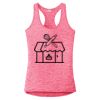 Multi-Color Sublimatable Ladies PosiCharge Electric Heather Racerback Tank Thumbnail