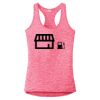 Multi-Color Sublimatable Ladies PosiCharge Electric Heather Racerback Tank Thumbnail