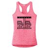 Multi-Color Sublimatable Ladies PosiCharge Electric Heather Racerback Tank Thumbnail