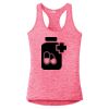 Multi-Color Sublimatable Ladies PosiCharge Electric Heather Racerback Tank Thumbnail