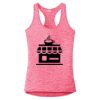 Multi-Color Sublimatable Ladies PosiCharge Electric Heather Racerback Tank Thumbnail