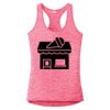 Multi-Color Sublimatable Ladies PosiCharge Electric Heather Racerback Tank Thumbnail