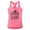 Multi-Color Sublimatable Ladies PosiCharge Electric Heather Racerback Tank Thumbnail