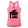 Multi-Color Sublimatable Ladies PosiCharge Electric Heather Racerback Tank Thumbnail