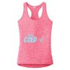 Multi-Color Sublimatable Ladies PosiCharge Electric Heather Racerback Tank Thumbnail