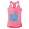 Multi-Color Sublimatable Ladies PosiCharge Electric Heather Racerback Tank Thumbnail