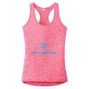 Multi-Color Sublimatable Ladies PosiCharge Electric Heather Racerback Tank Thumbnail