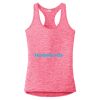 Multi-Color Sublimatable Ladies PosiCharge Electric Heather Racerback Tank Thumbnail