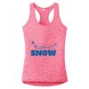 Multi-Color Sublimatable Ladies PosiCharge Electric Heather Racerback Tank Thumbnail