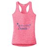 Multi-Color Sublimatable Ladies PosiCharge Electric Heather Racerback Tank Thumbnail