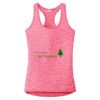 Multi-Color Sublimatable Ladies PosiCharge Electric Heather Racerback Tank Thumbnail