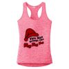 Multi-Color Sublimatable Ladies PosiCharge Electric Heather Racerback Tank Thumbnail