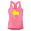 Multi-Color Sublimatable Ladies PosiCharge Electric Heather Racerback Tank Thumbnail