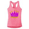 Multi-Color Sublimatable Ladies PosiCharge Electric Heather Racerback Tank Thumbnail